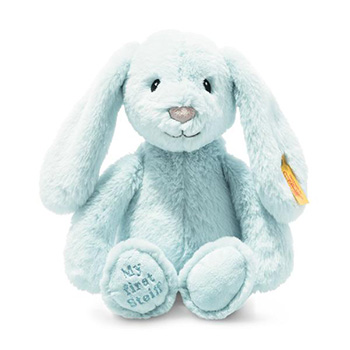 Steiff Cuddly Friends My First Steiff Hoppie Rabbit Blue